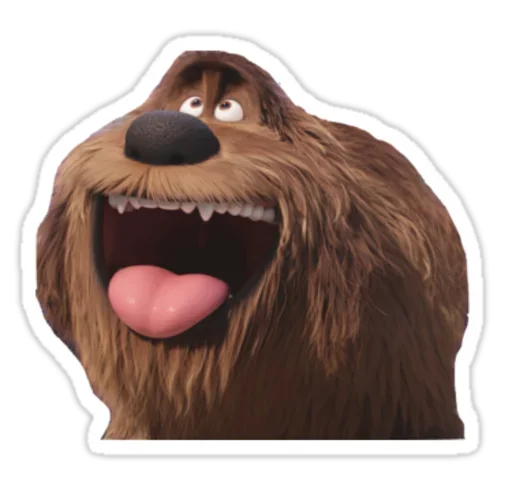 😙 Стикер «Тайная Жизнь Домашних Животных» для Telegram