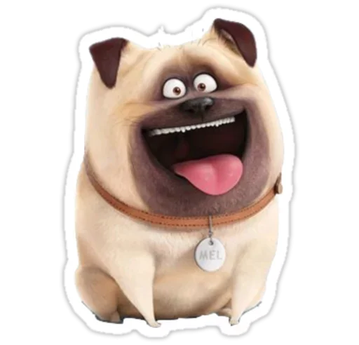 😉 Стикер «Тайная Жизнь Домашних Животных» для Telegram