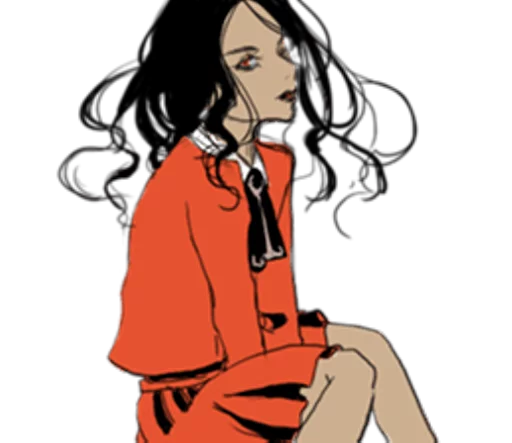 😊 Стикер «TBT girl» для Telegram