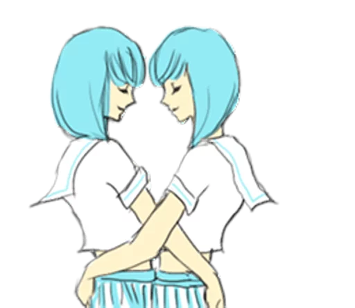 👯 Стикер «TBT girl» для Telegram