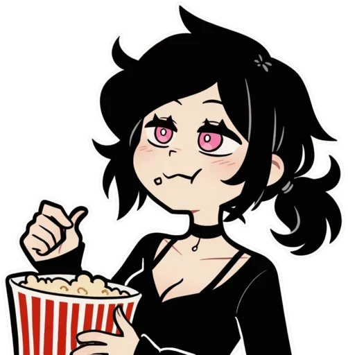 🍿 Стикер «Коффин» для Telegram