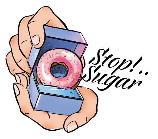 🍩 Стикер «Обед» для Telegram
