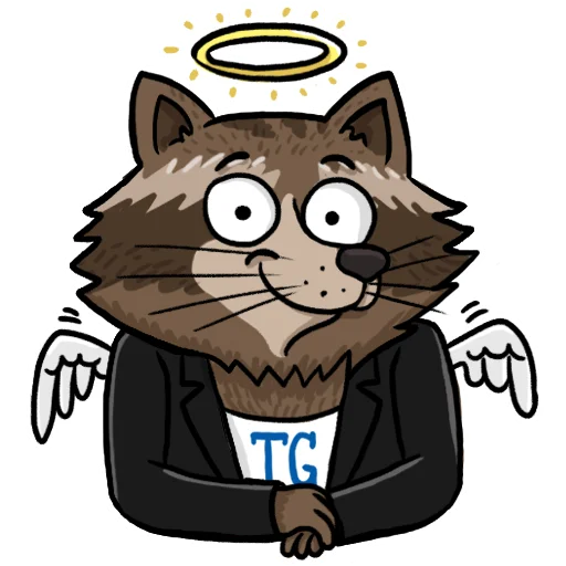 😇 Стикер «Telegram GODS» для Telegram