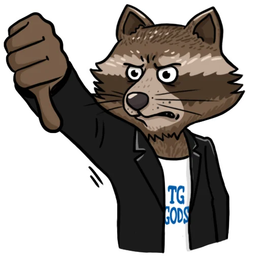 👎 Стикер «Telegram GODS» для Telegram
