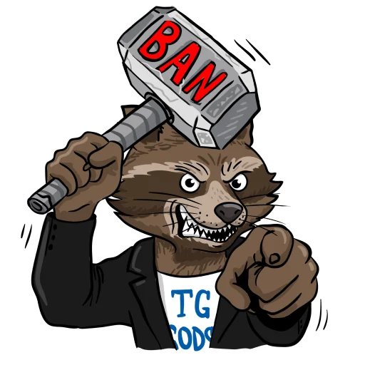 ⛔️ Стикер «Telegram GODS» для Telegram