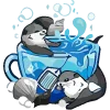 Стикерпак Чаёк для Telegram