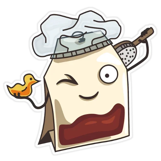 🤪 Стикер «Tea Bag» для Telegram