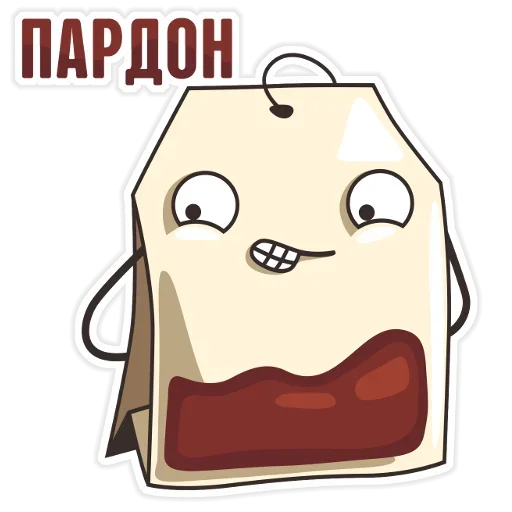 🤪 Стикер «Tea Bag» для Telegram