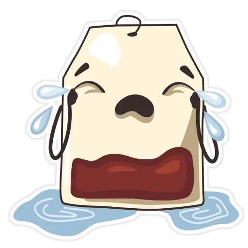 😜 Стикер «Tea Bag» для Telegram