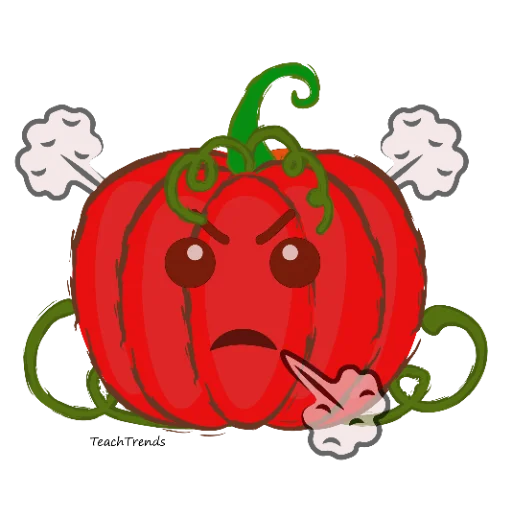 😡 Стикер «Helloween» для Telegram