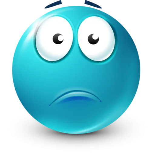 🤩 Стикер «Teal Face» для Telegram