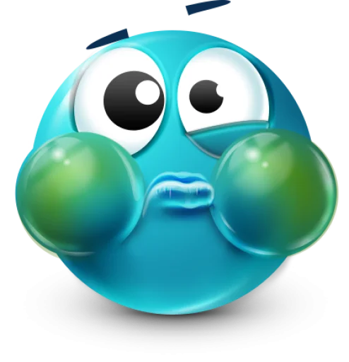 🤮 Стикер «Teal Face» для Telegram