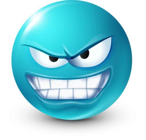 🤩 Стикер «Teal Face» для Telegram