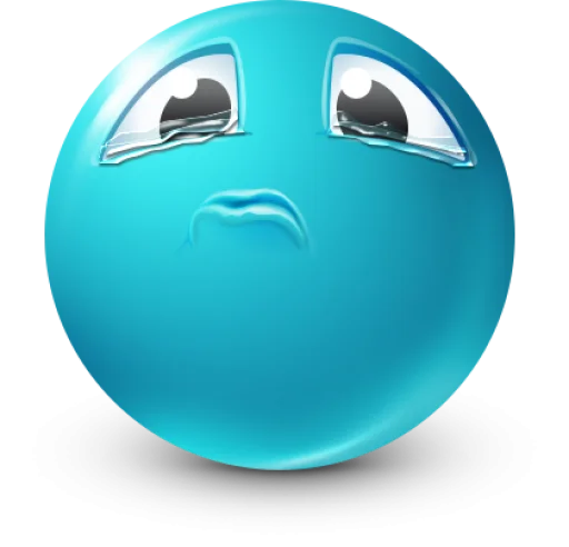 🤩 Стикер «Teal Face» для Telegram