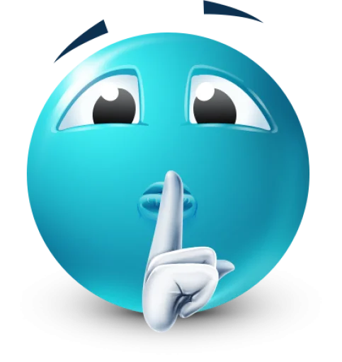 🤩 Стикер «Teal Face» для Telegram