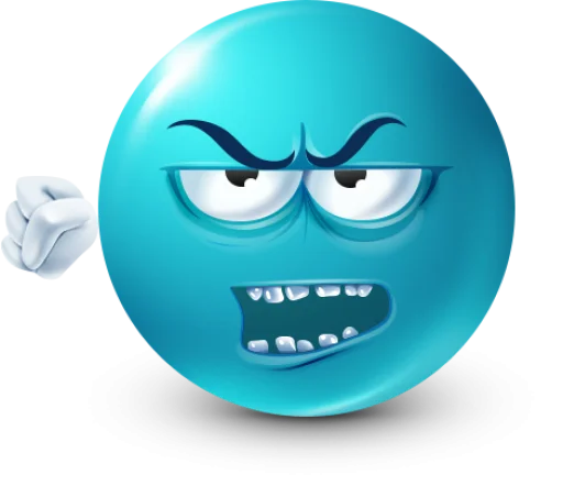 🤩 Стикер «Teal Face» для Telegram