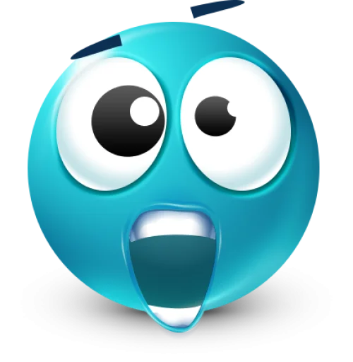 🤩 Стикер «Teal Face» для Telegram