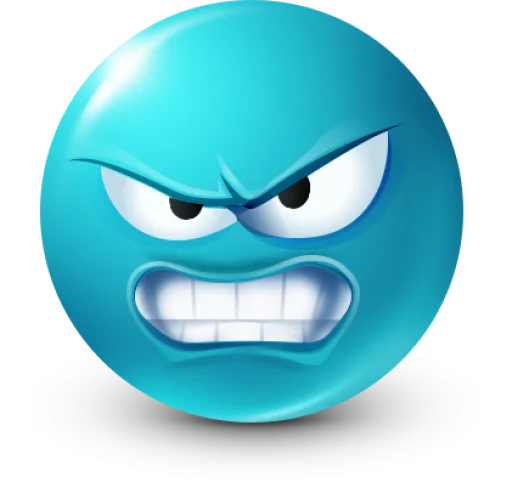 🤩 Стикер «Teal Face» для Telegram