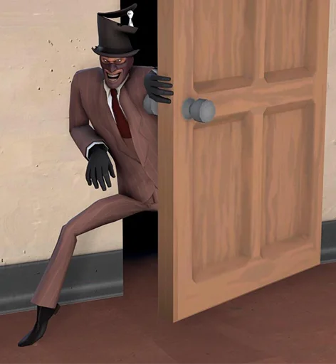 😈 Стикер «Team Fortress» для Telegram