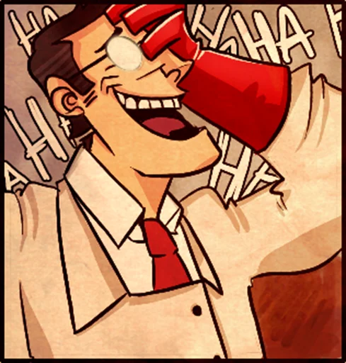 😂 Стикер «Team Fortress» для Telegram