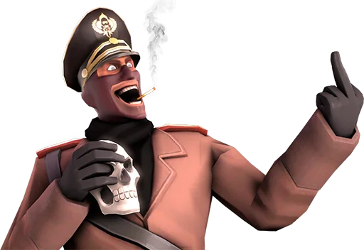 🖕 Стикер «Team Fortress» для Telegram