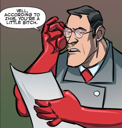 👎 Стикер «Team Fortress» для Telegram
