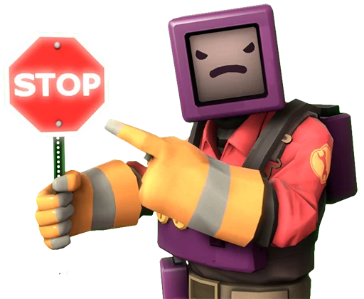 ✋ Стикер «Team Fortress» для Telegram
