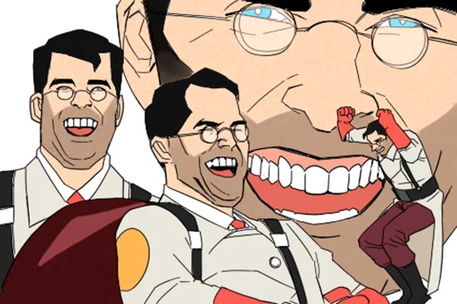 😂 Стикер «Team Fortress» для Telegram