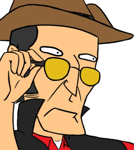 😒 Стикер «Team Fortress» для Telegram