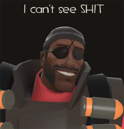😎 Стикер «Team Fortress» для Telegram