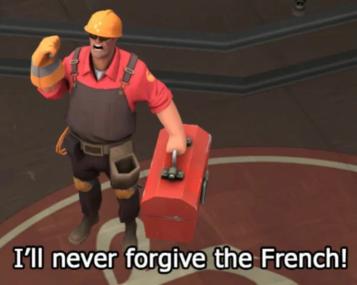 😡 Стикер «Team Fortress» для Telegram
