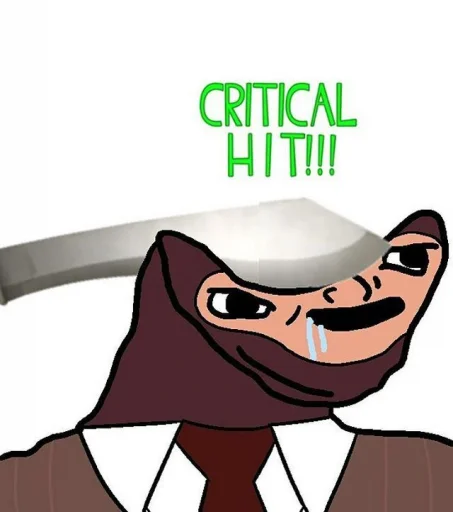 😦 Стикер «Team Fortress» для Telegram