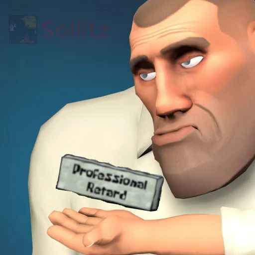 😒 Стикер «Team Fortress» для Telegram
