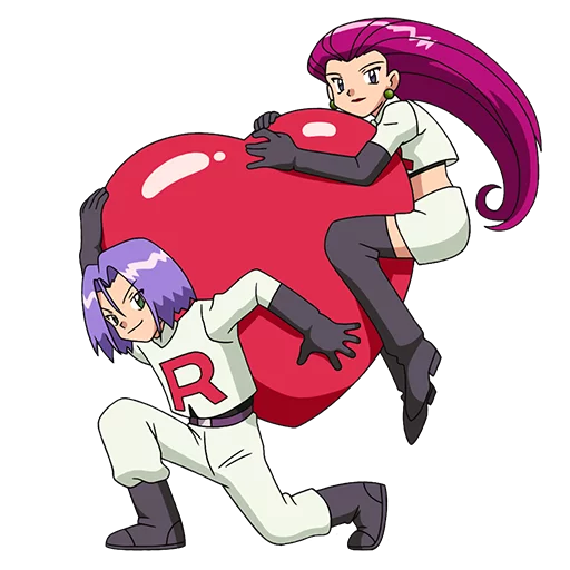 ❤ Стикер «Team Rocket» для Telegram