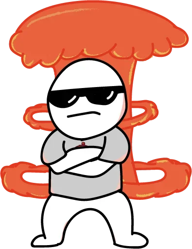 😳 Стикер «Teapotser» для Telegram