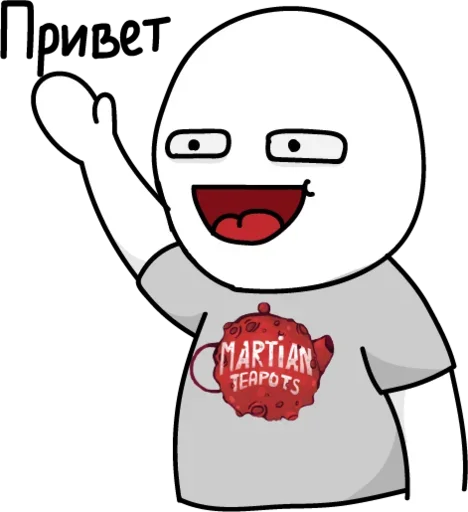 Стикерпак Teapotser для Telegram