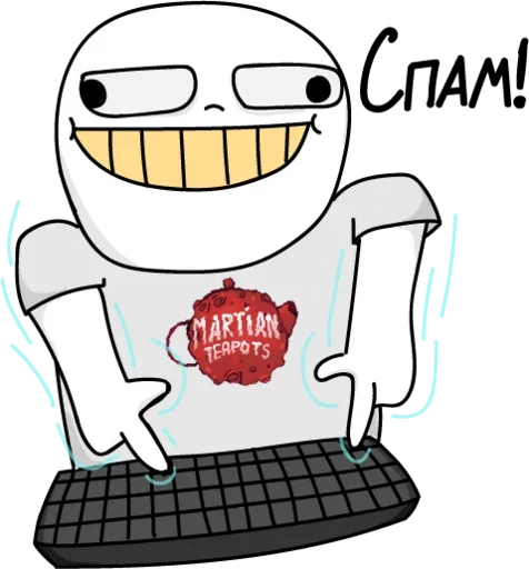 😶 Стикер «Teapotser» для Telegram