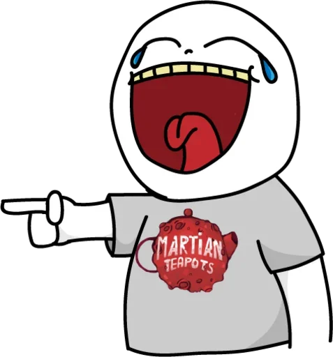 😳 Стикер «Teapotser» для Telegram