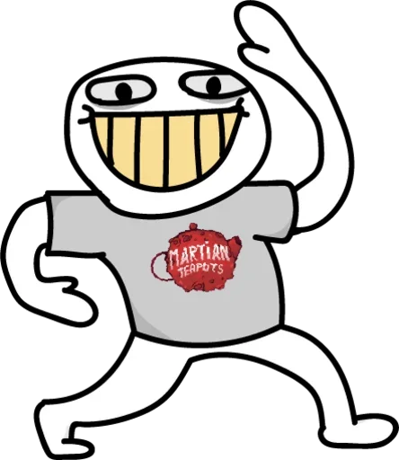 😥 Стикер «Teapotser» для Telegram