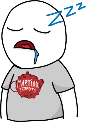 😓 Стикер «Teapotser» для Telegram