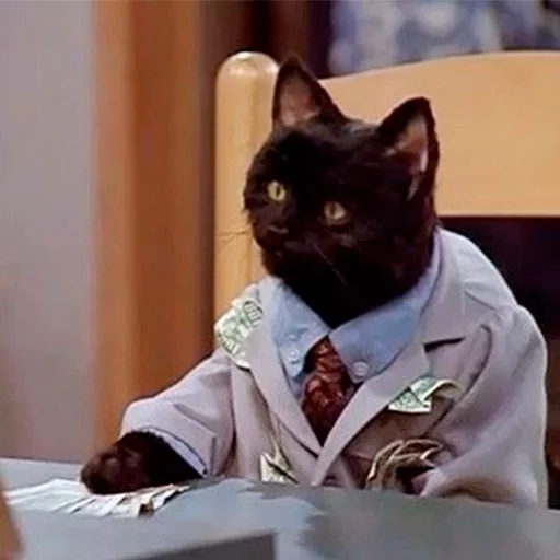 👔 Стикер «Cat Salem» для Telegram