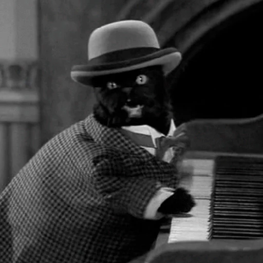 🎹 Стикер «Cat Salem» для Telegram