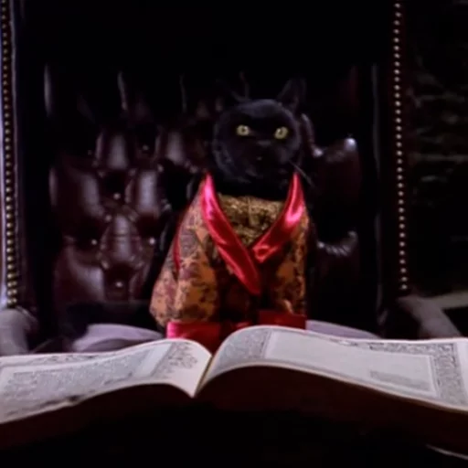 📖 Стикер «Cat Salem» для Telegram