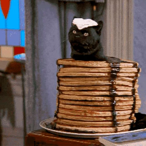 🥞 Стикер «Cat Salem» для Telegram