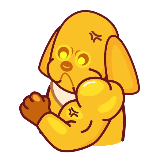 💪 Стикер «Teddy Doge» для Telegram
