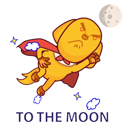 🌕 Стикер «Teddy Doge» для Telegram