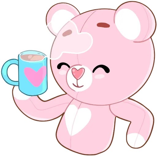 ☕️ Эмодзи «Мишка Теодор» для Telegram
