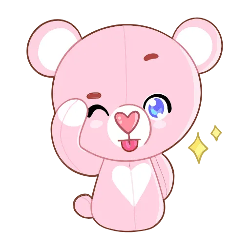 😉 Эмодзи «Мишка Теодор» для Telegram
