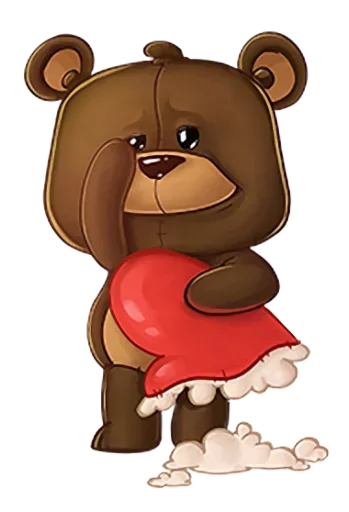 Стикерпак Мишка Teddy для Telegram