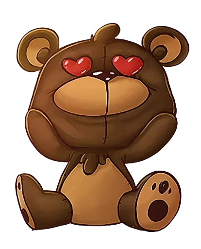 🐻 Стикер «Мишка Teddy» для Telegram